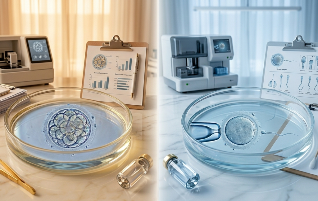 fertile vs infertile egg