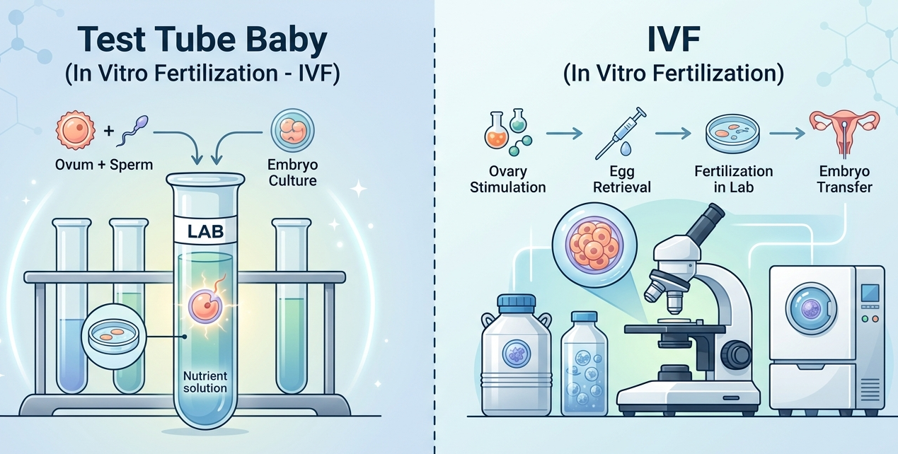 Test Tube Baby vs IVF: Key Differences Explained