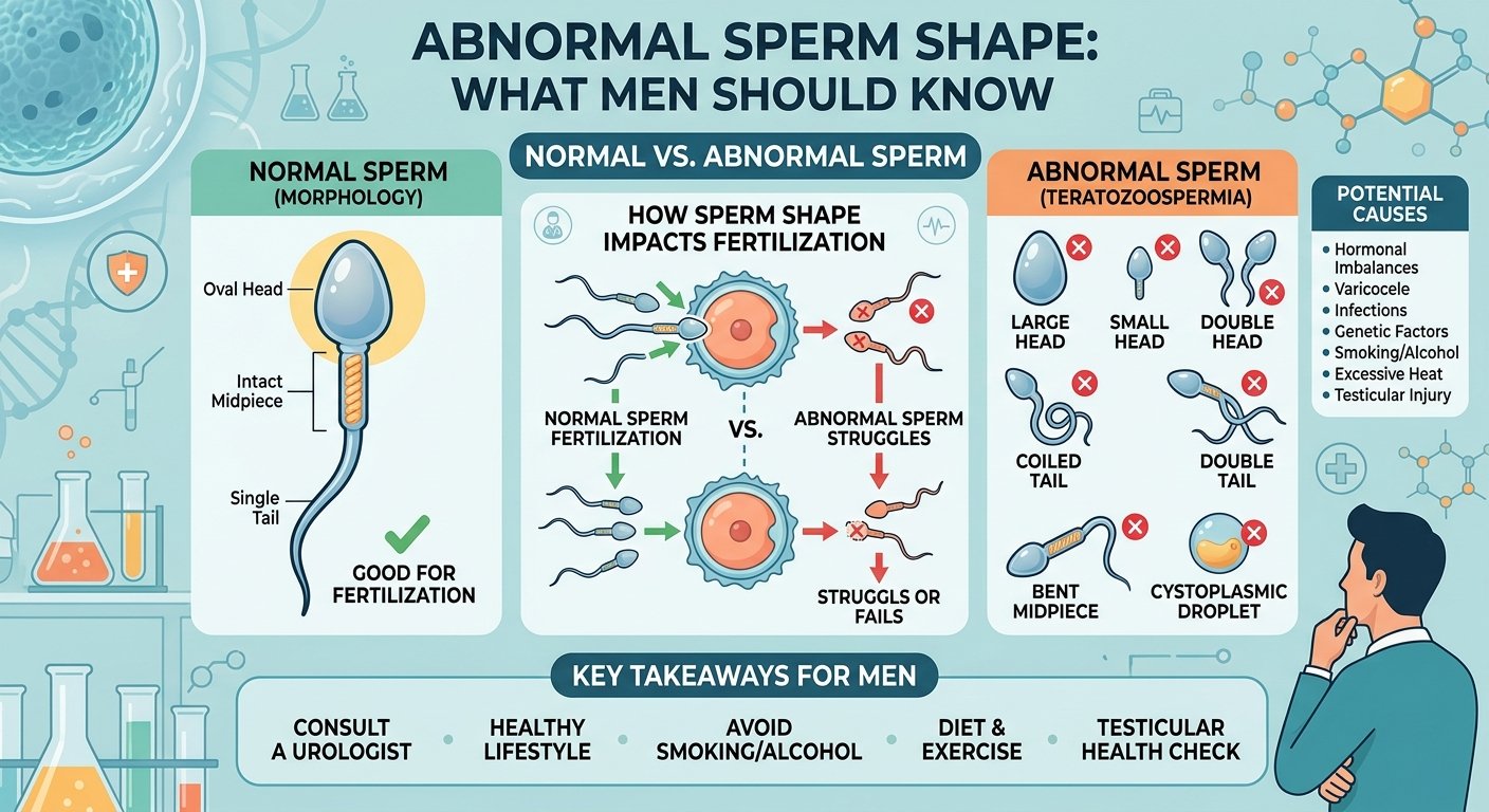 Abnormal Sperm Shape: What Men Should Know