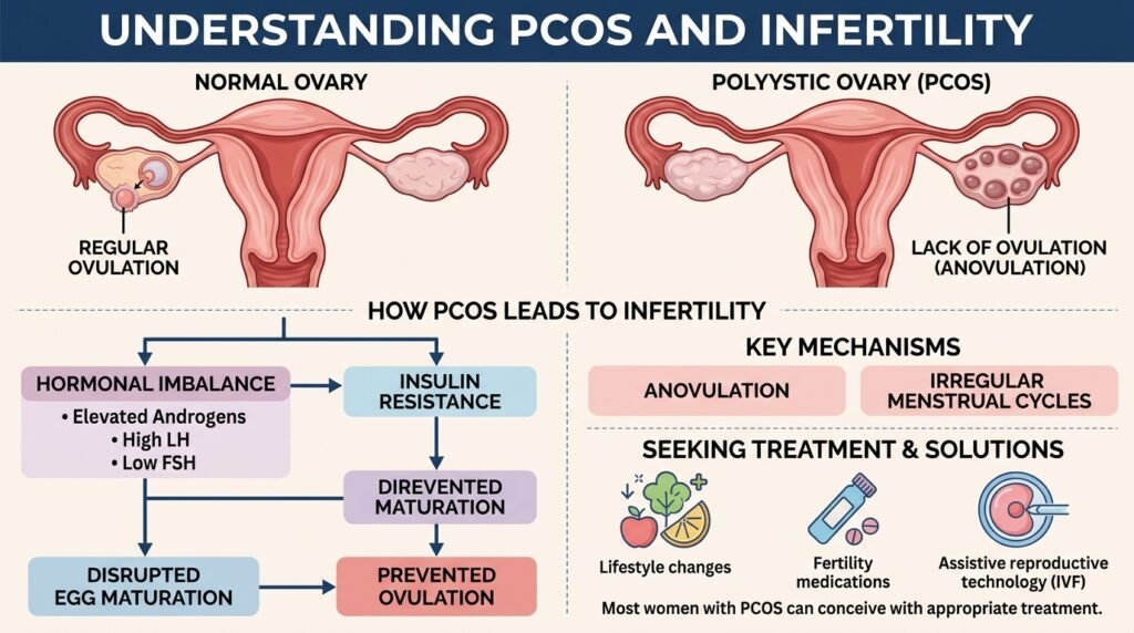 Can PCOS cause infertility