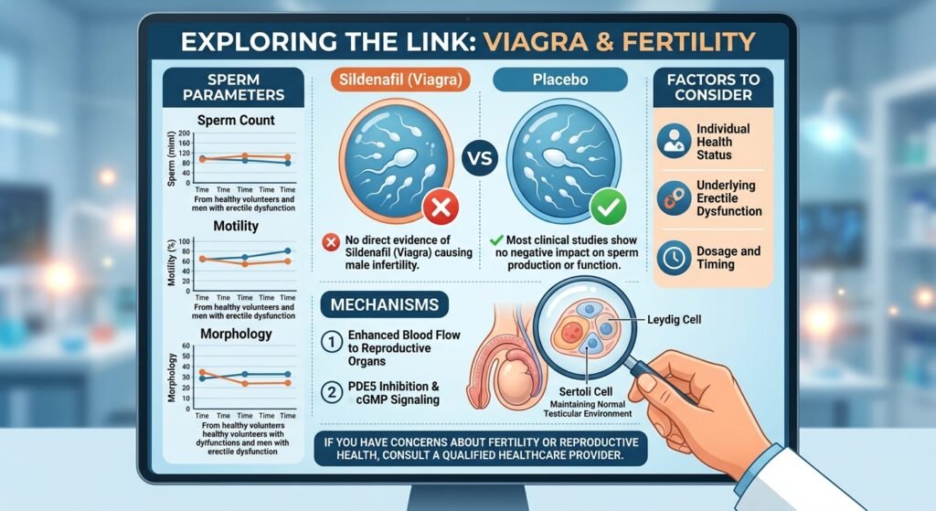 Can Viagra cause infertility​