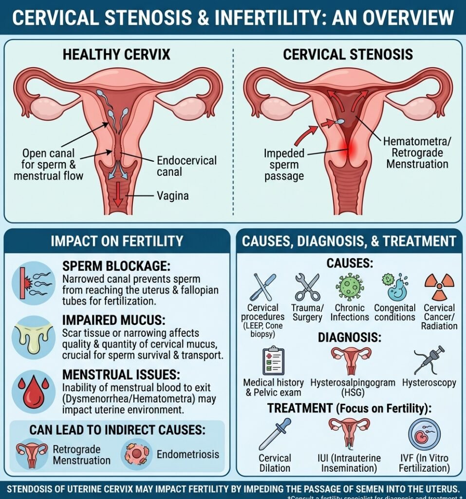 Cervical stenosis and infertility