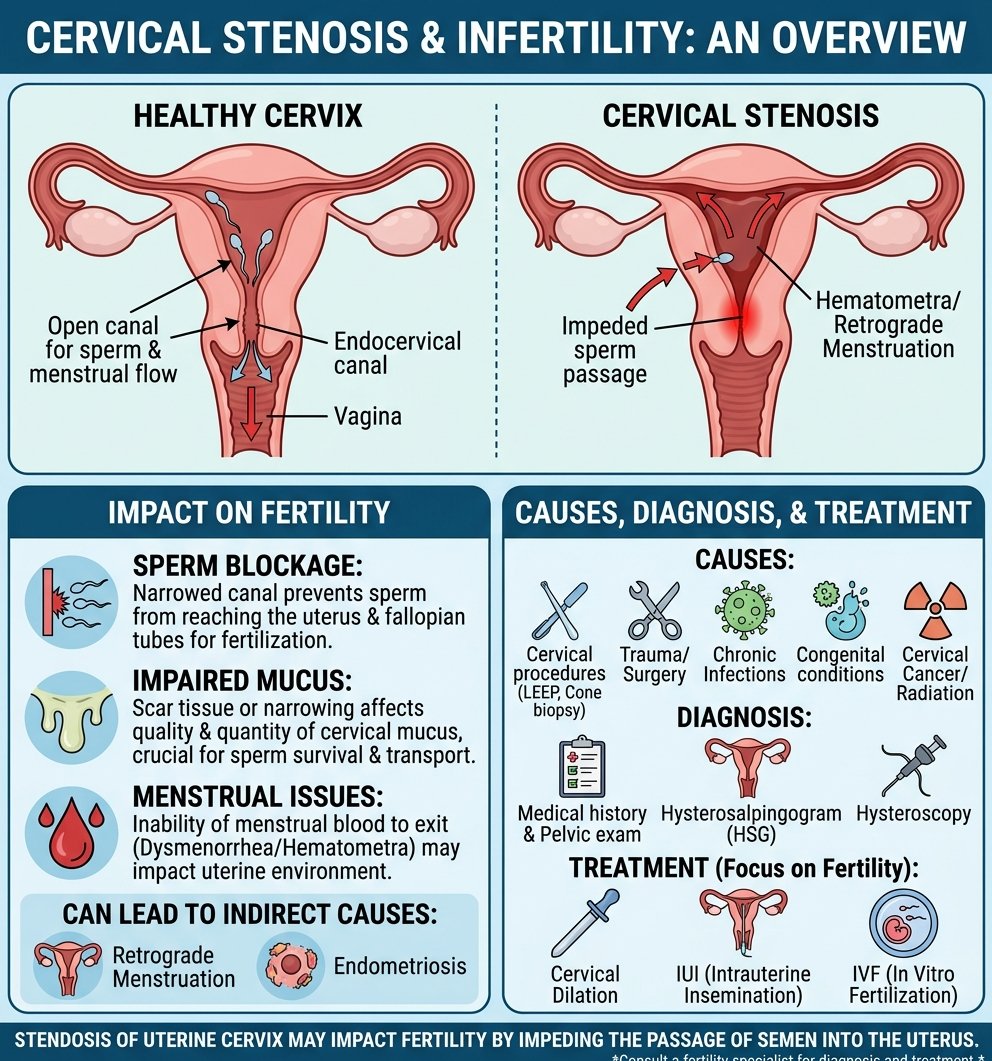 Cervical stenosis and infertility